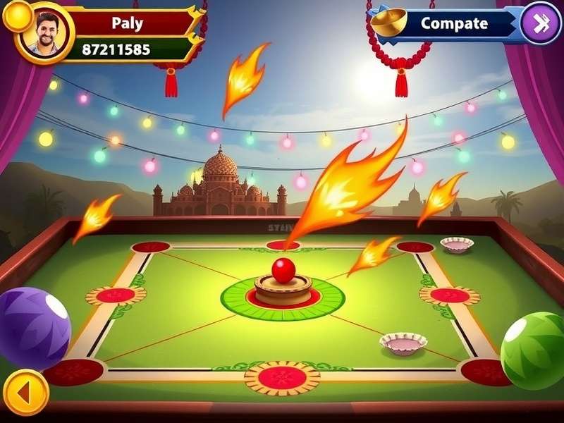 Ashwin S Carrom Baller Diwali event